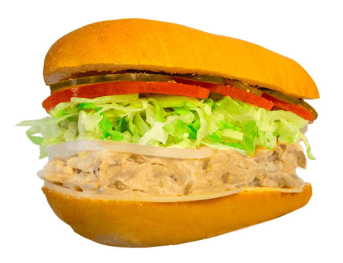 #7 Chicken Salad Sub. Fresh Cut Subs. Deli subs.