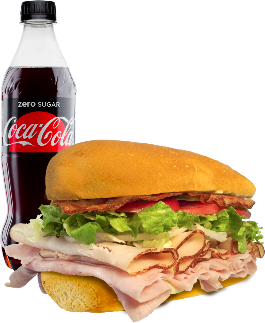 Lennys sub sandwiches and cold drinks from our sub shop. Subs near me.